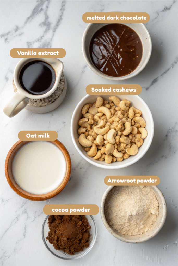 Vegan dark chocolate ice cream recipe ingredients