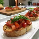 Bruschetta with Tomato Basil 1