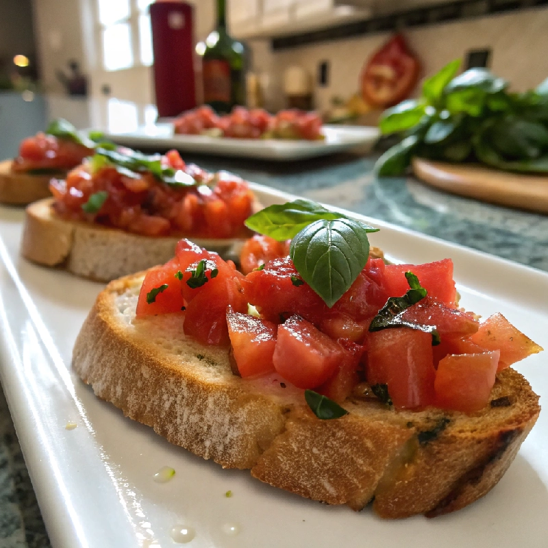 Bruschetta with Tomato & Basil