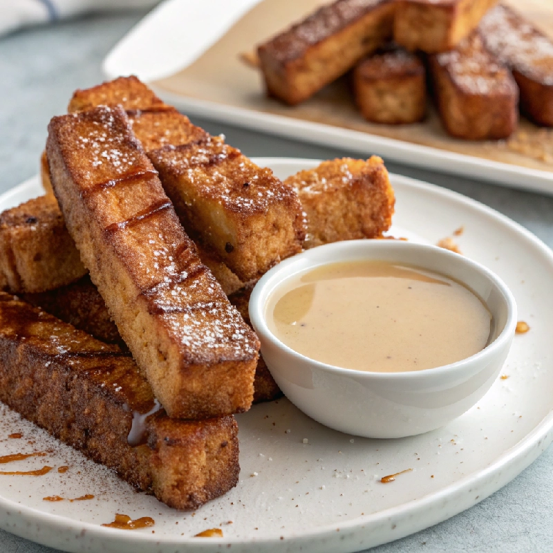 Cinnamon French Toast Sticks with Maple Dip 1