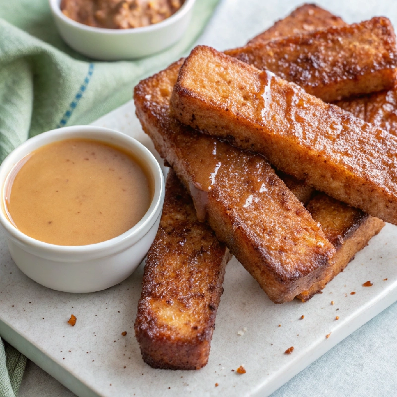 Cinnamon French Toast Sticks with Maple Dip