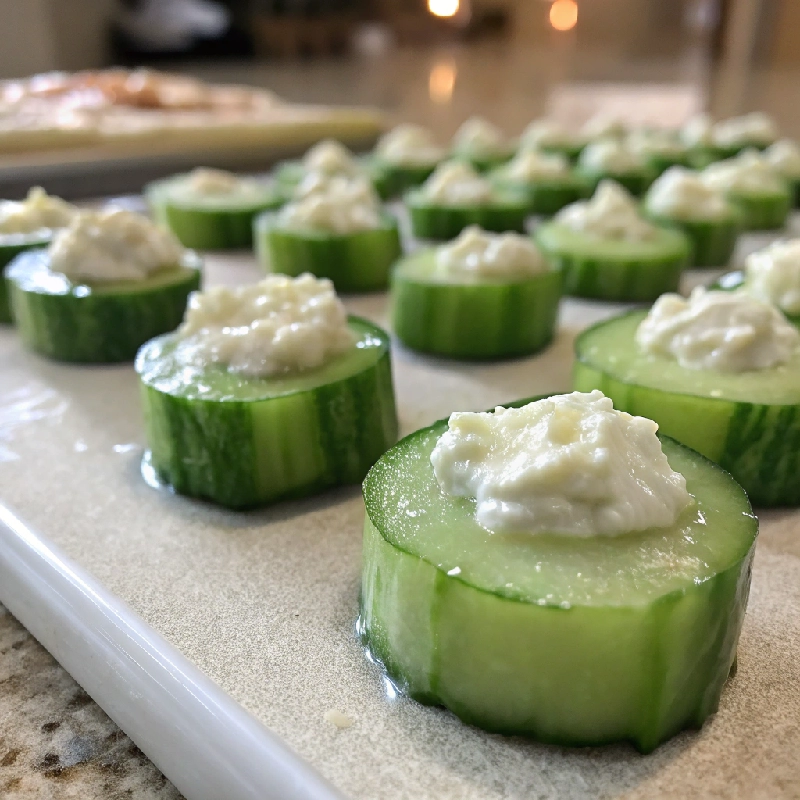 Cream Cheese Cucumber Bites 2