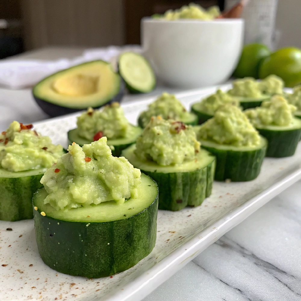 Cucumber Avocado Bites 1