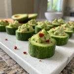 Cucumber Avocado Bites 2