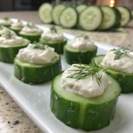 Cucumber Cream Cheese Bites with Dill 2