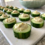 Cucumber Hummus Bites 1