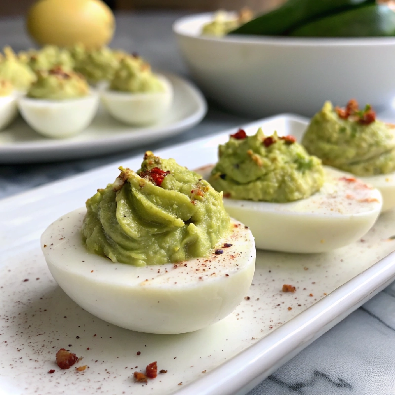 Deviled Eggs with Avocado