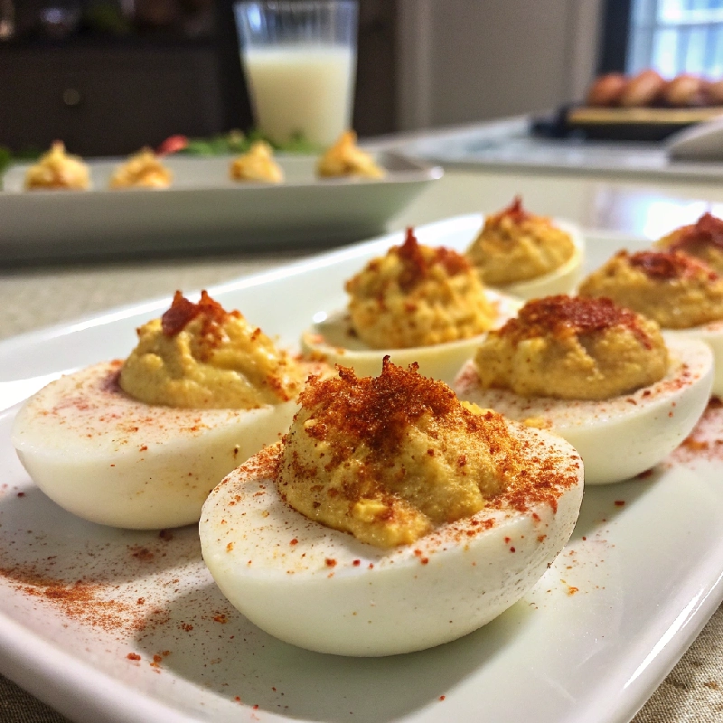 Deviled Eggs with Paprika 2