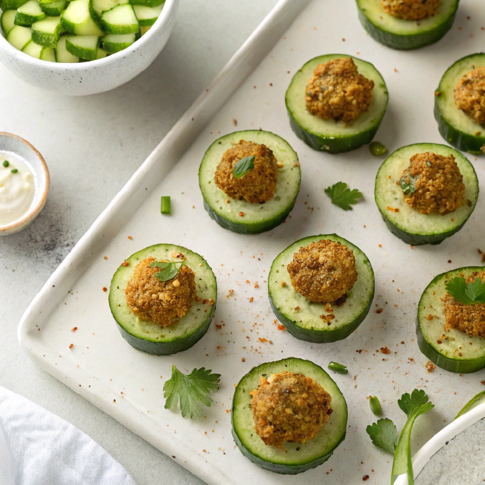 Falafel Spiced Cucumber Bites 1
