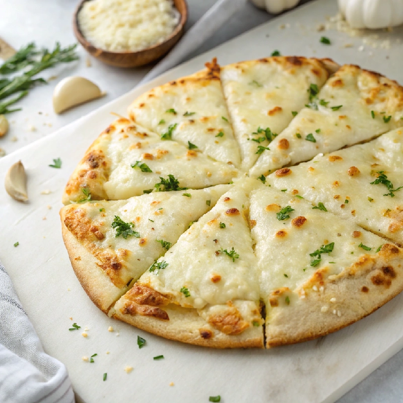 Garlic Cheese Flatbread
