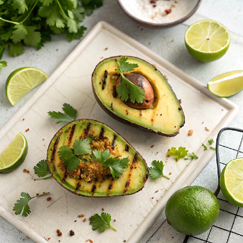 Grilled Avocado with Lime Cilantro 2