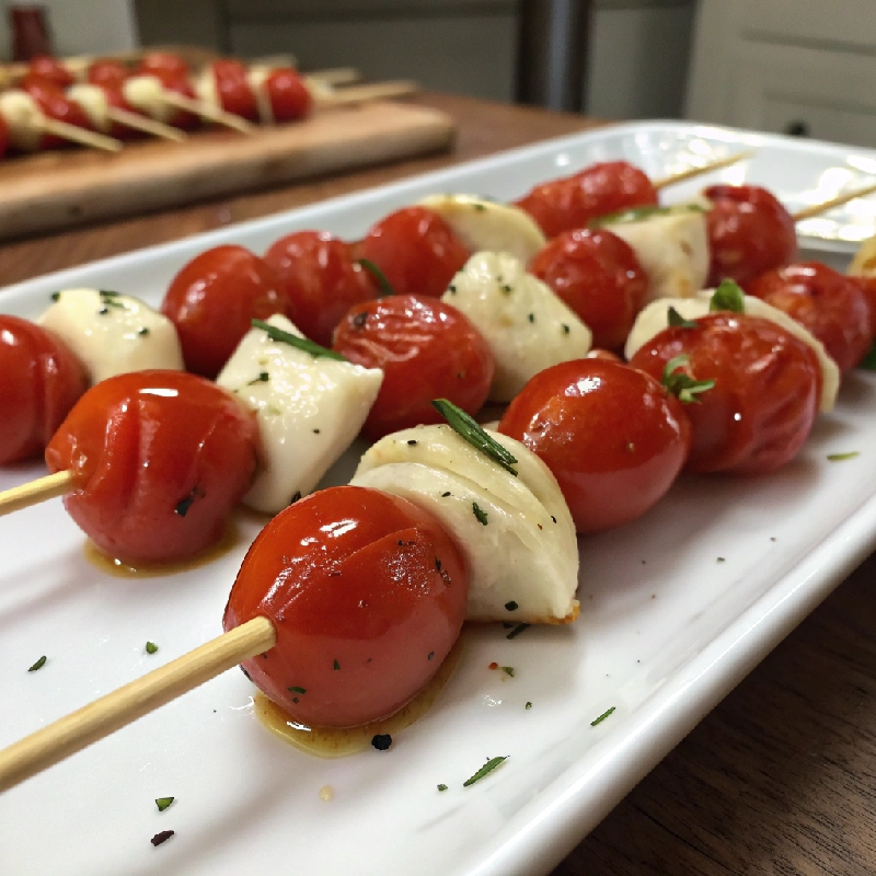 Grilled Caprese Skewers with Halloumi 2