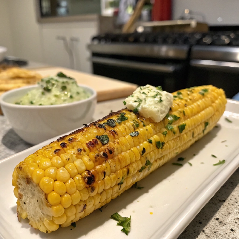 Grilled Corn on the Cob with Herb Butter 1