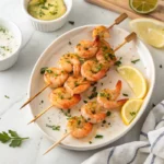 Grilled Shrimp Skewers with Garlic Butter 1 1