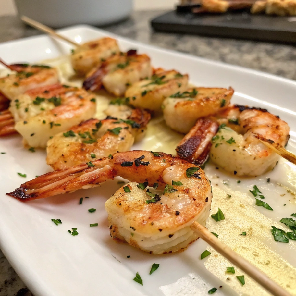 Grilled Shrimp Skewers with Garlic Butter 1