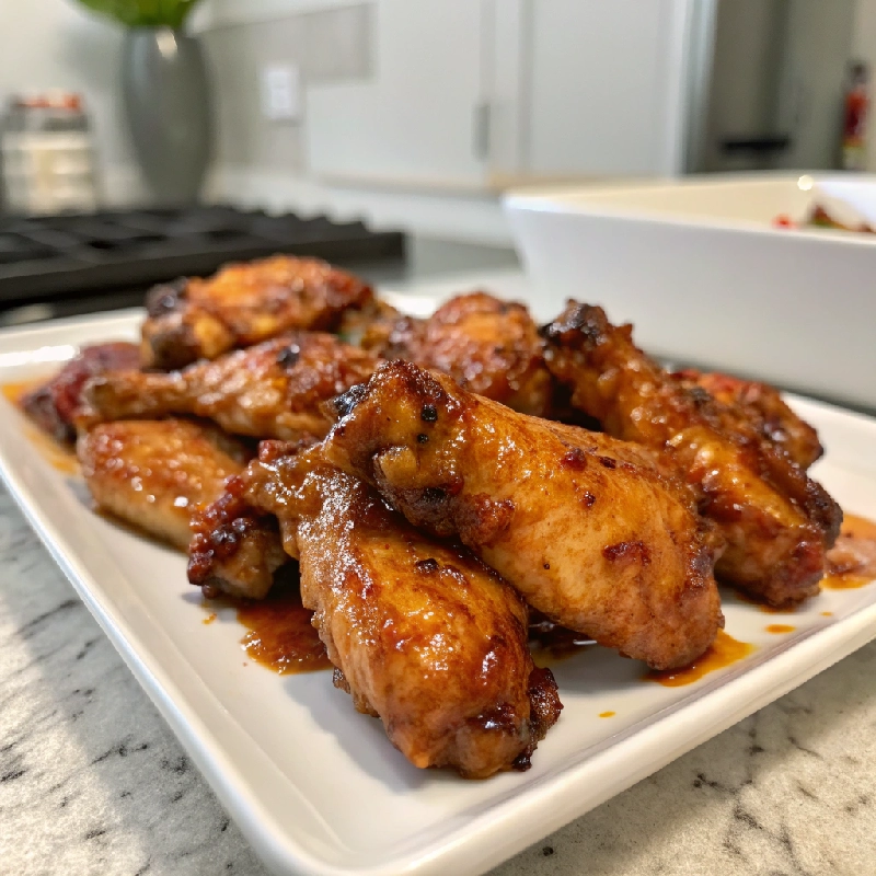 Honey Garlic Chicken Wings 1