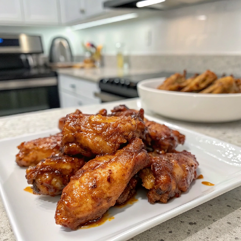 Honey Garlic Chicken Wings 2