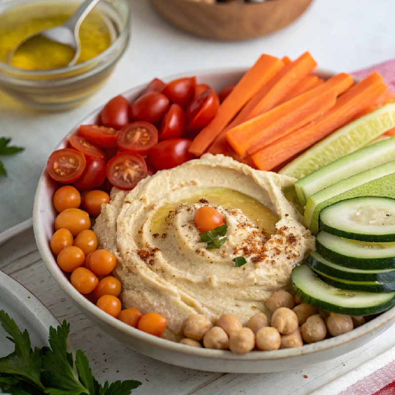Hummus Veggie Platter 2