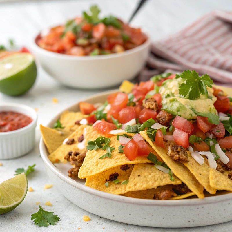 Loaded Nachos with Pico de Gallo 2