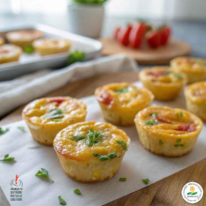 Mini Crustless Quiche Cups 2