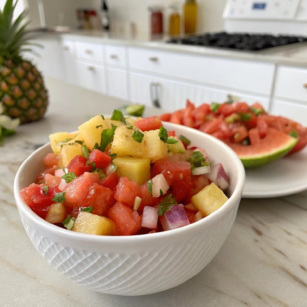 Pineapple Watermelon Salsa 1