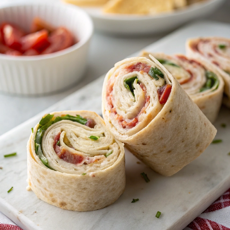 Pinwheel Tortilla Roll Ups 2