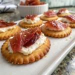 Prosciutto Boursin Cheese Crackers 1