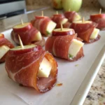 Prosciutto Wrapped Apple Cheese Bites 1