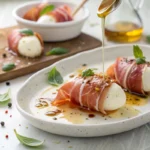 Prosciutto Wrapped Mozzarella with Honey 2