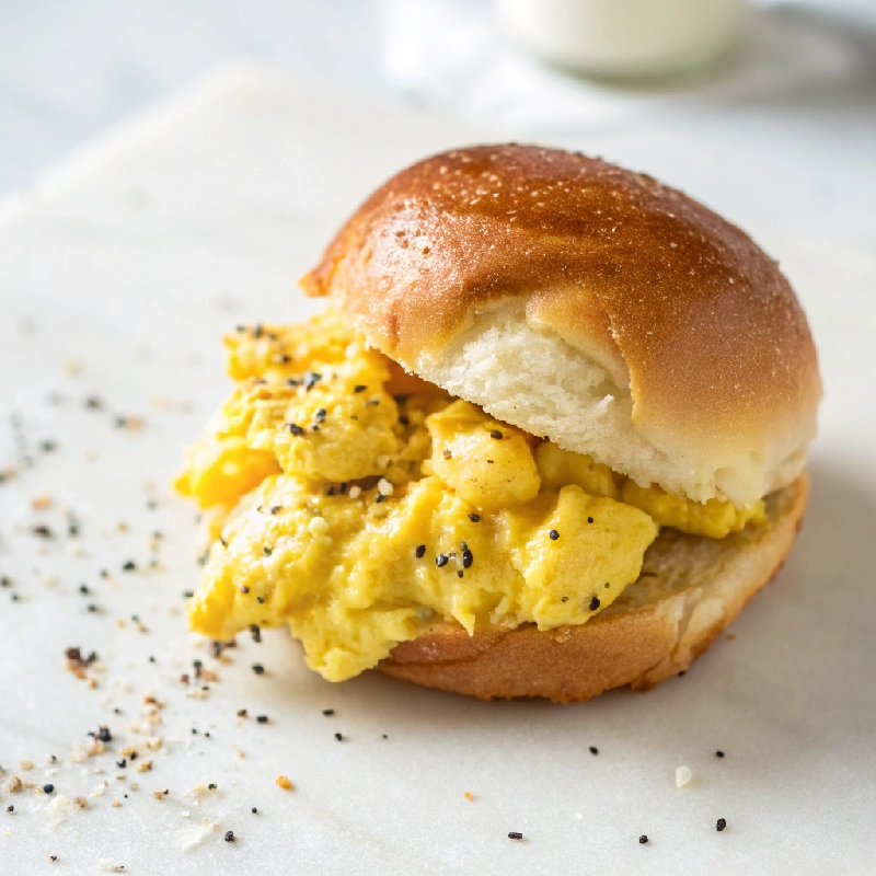 Scrambled Egg Breakfast Sliders 1