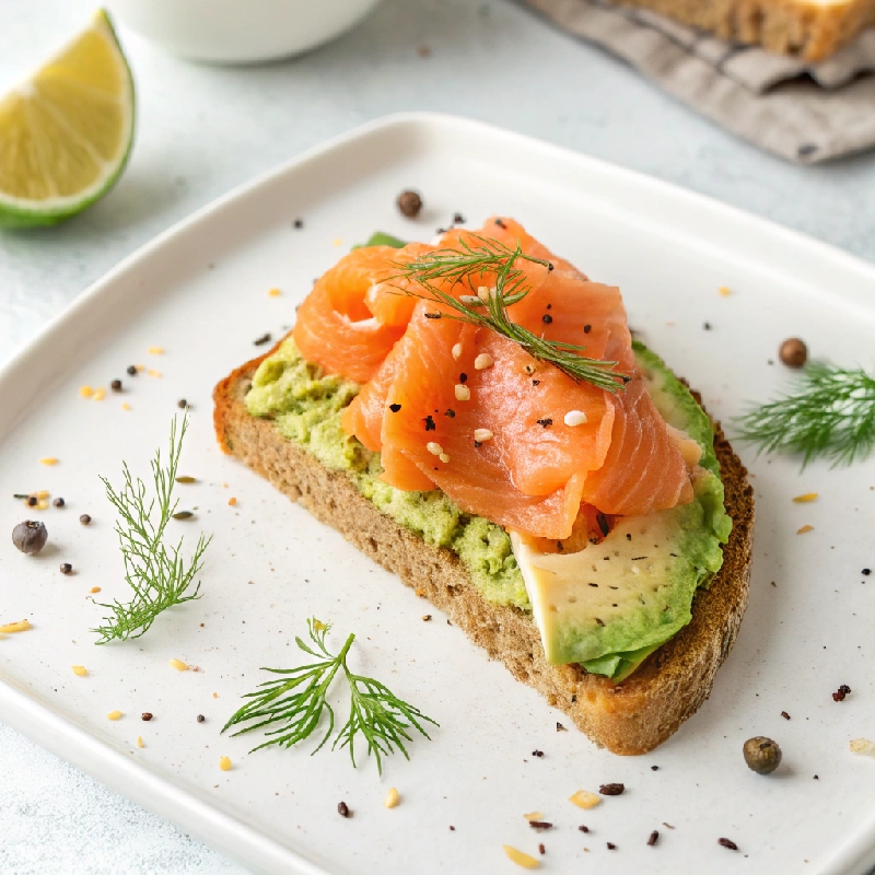 Smoked Salmon Avocado Toast Bites 2