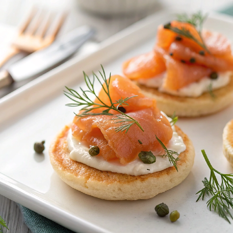 Smoked Salmon Bagel Bites 1