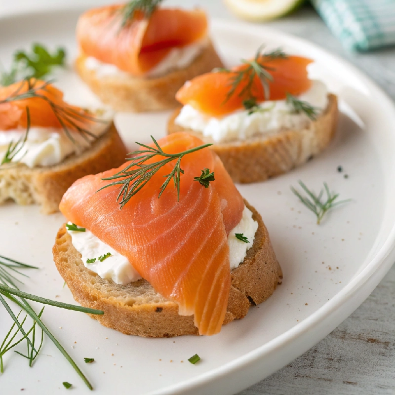 Smoked Salmon Blini Bites 1
