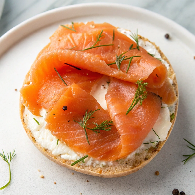 Smoked Salmon Canapes with Creme Fraiche 1