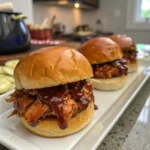 Smoky BBQ Chicken Sliders 1