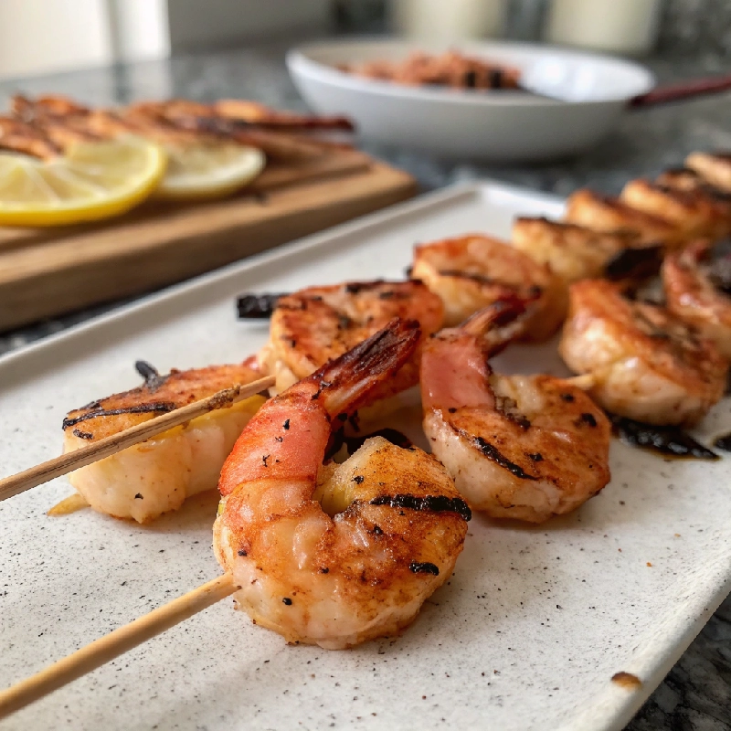 Smoky Grilled Shrimp Skewers 1