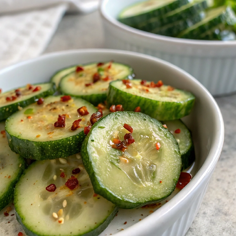 Spicy Cucumber Bites with Chili Lime 2