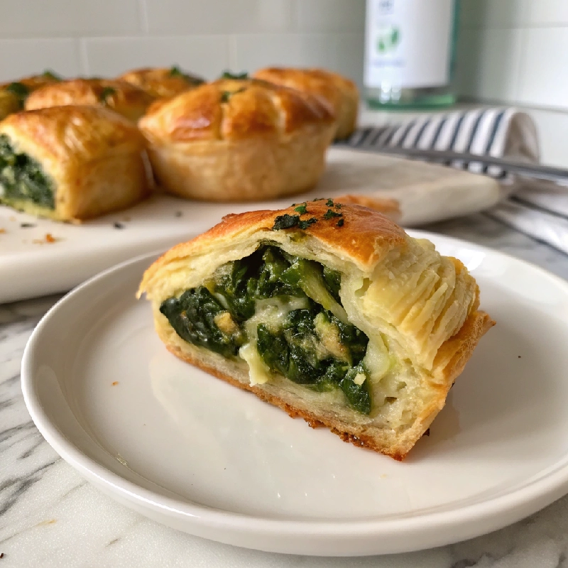 Spinach Cheese Puff Pastry Bites 1