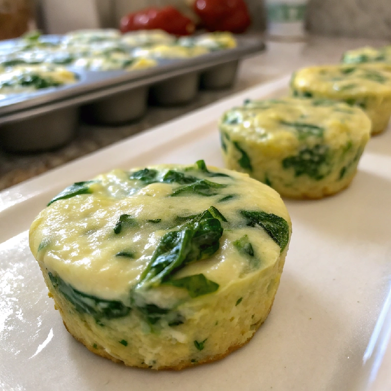 Spinach Feta Mini Frittatas 1