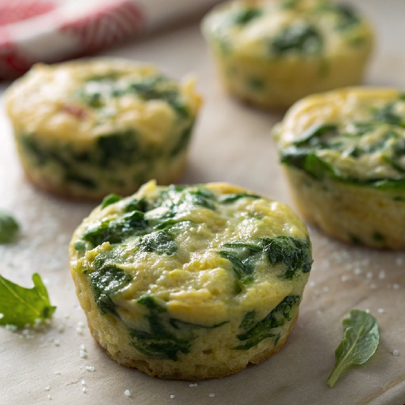 Spinach Feta Mini Frittatas 2