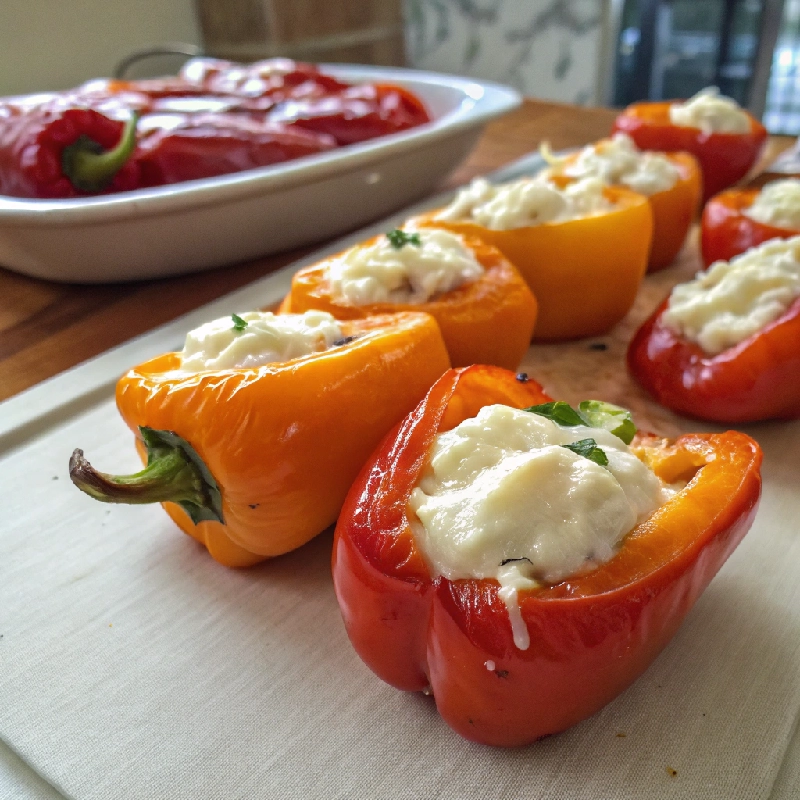 Stuffed Mini Peppers with Cream Cheese 2 1