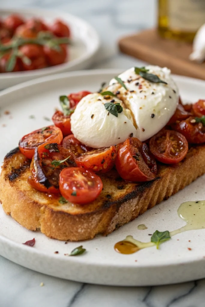 Tomato Goat Cheese Bruschetta 1