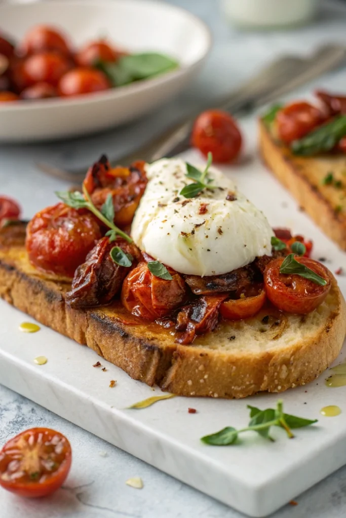 Tomato Goat Cheese Bruschetta 2