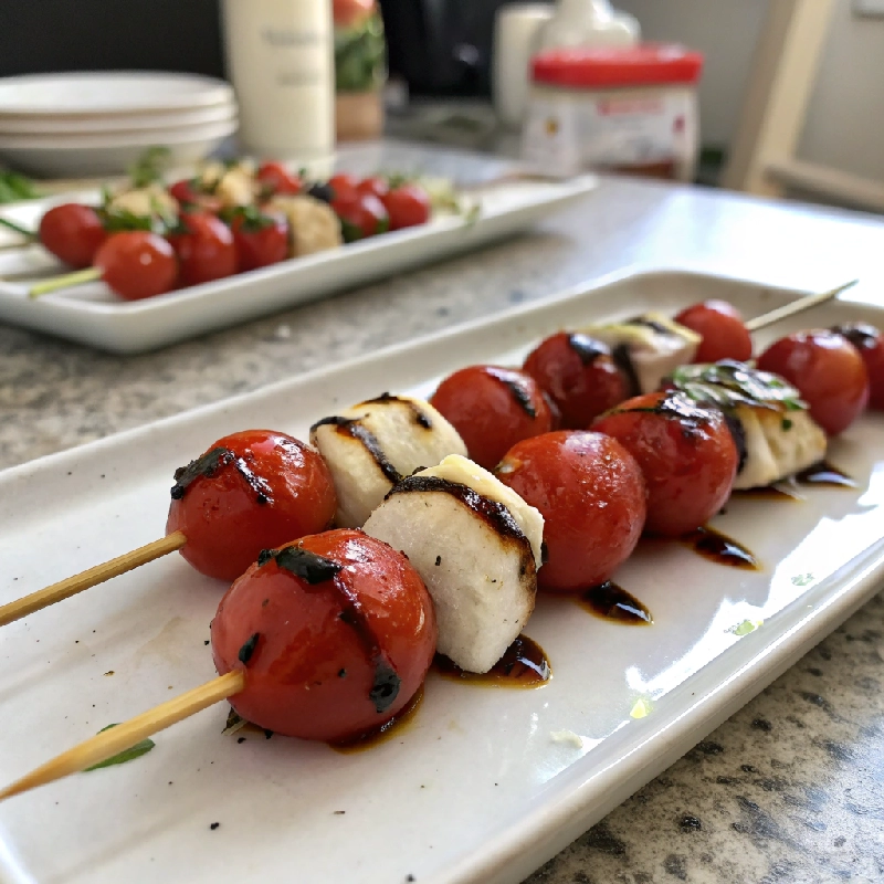 Tortellini Tomato Mozzarella Skewers 1