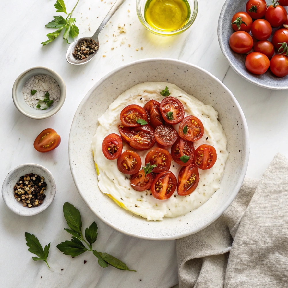 Whipped Feta with Roasted Tomatoes 2
